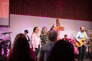 Congregation Worshipping